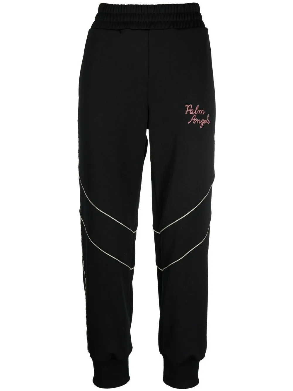 

Palm Angels logo-embroidered track pants - Black