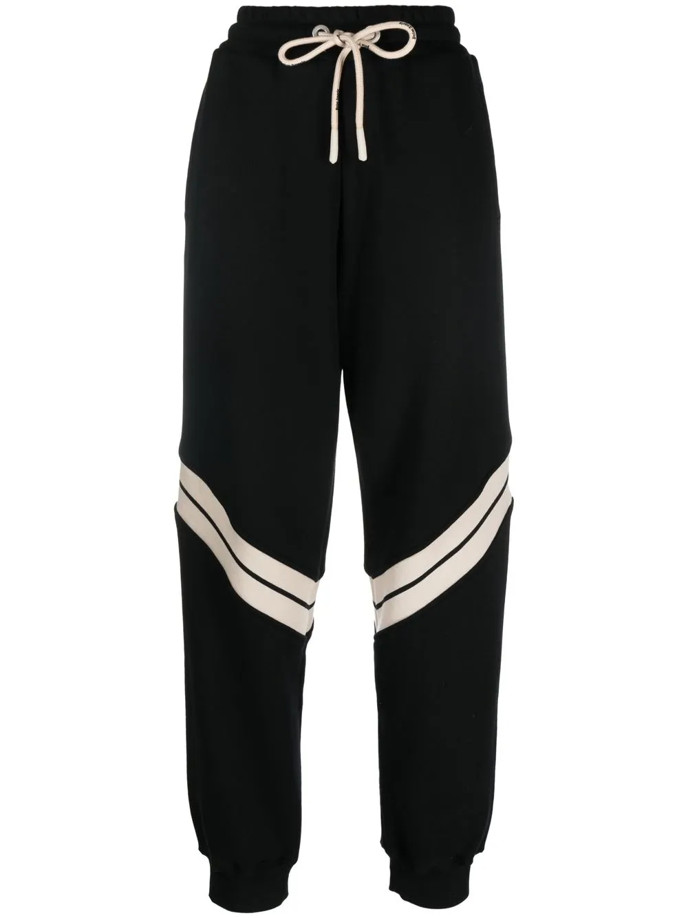 

Palm Angels drawstring cotton track pants - Black