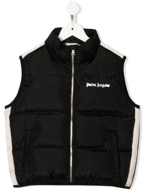 Palm Angels Kids Bodywarmer met logoprint