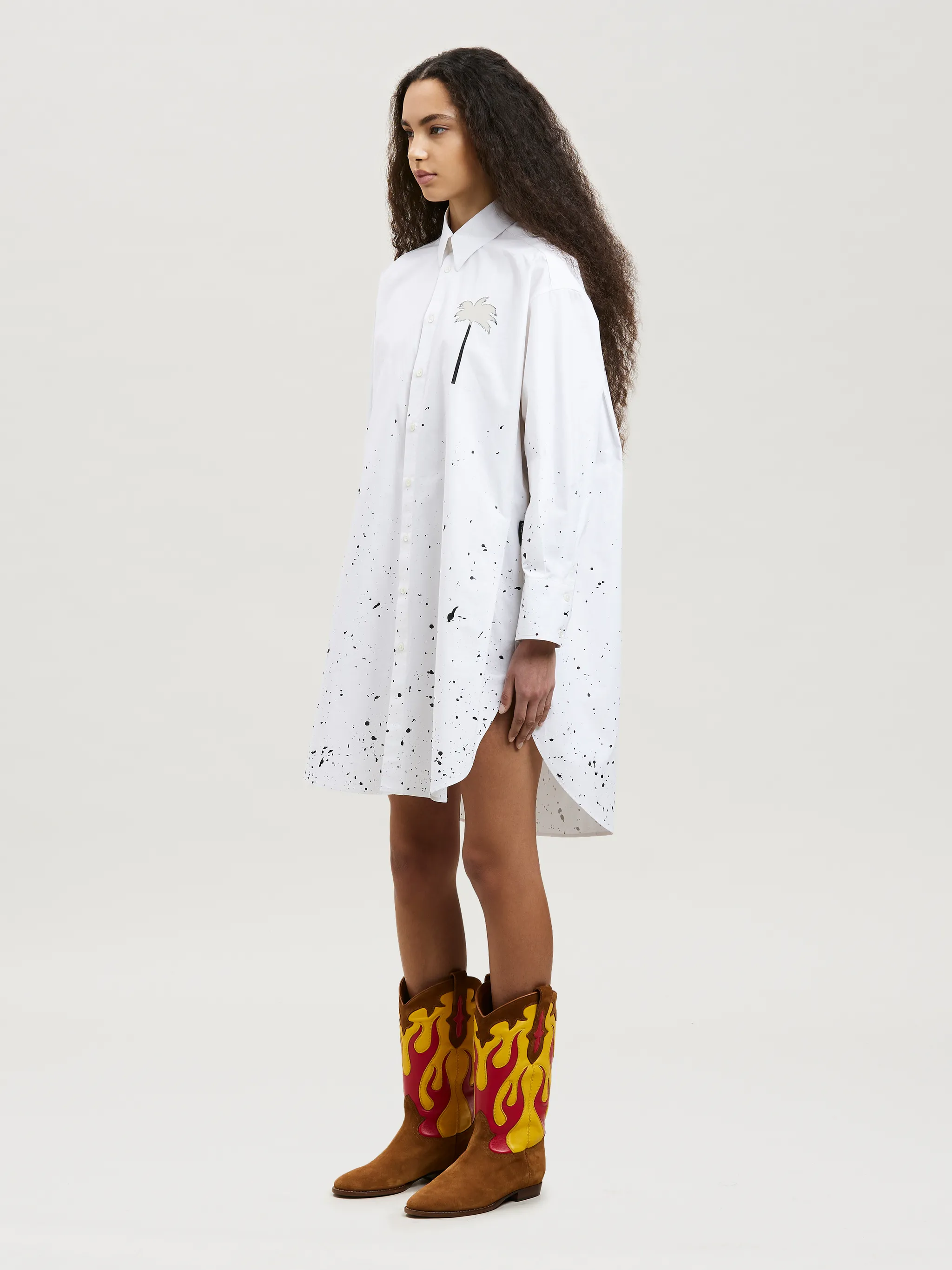 PXP PAINTED SHIRT DRESS