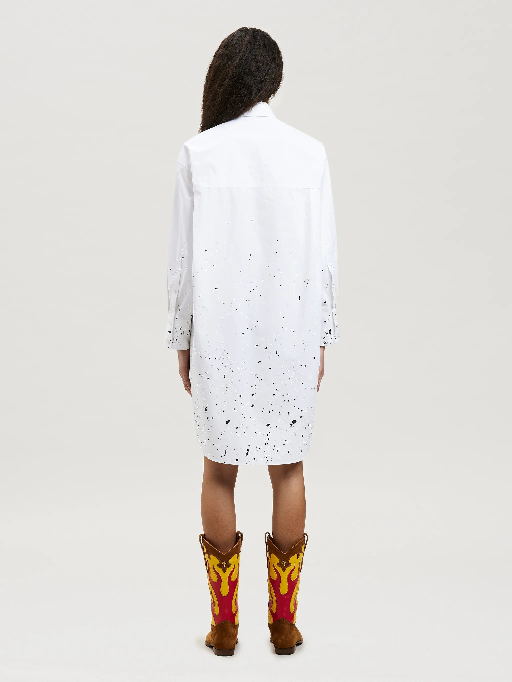 PXP PAINTED SHIRT DRESS