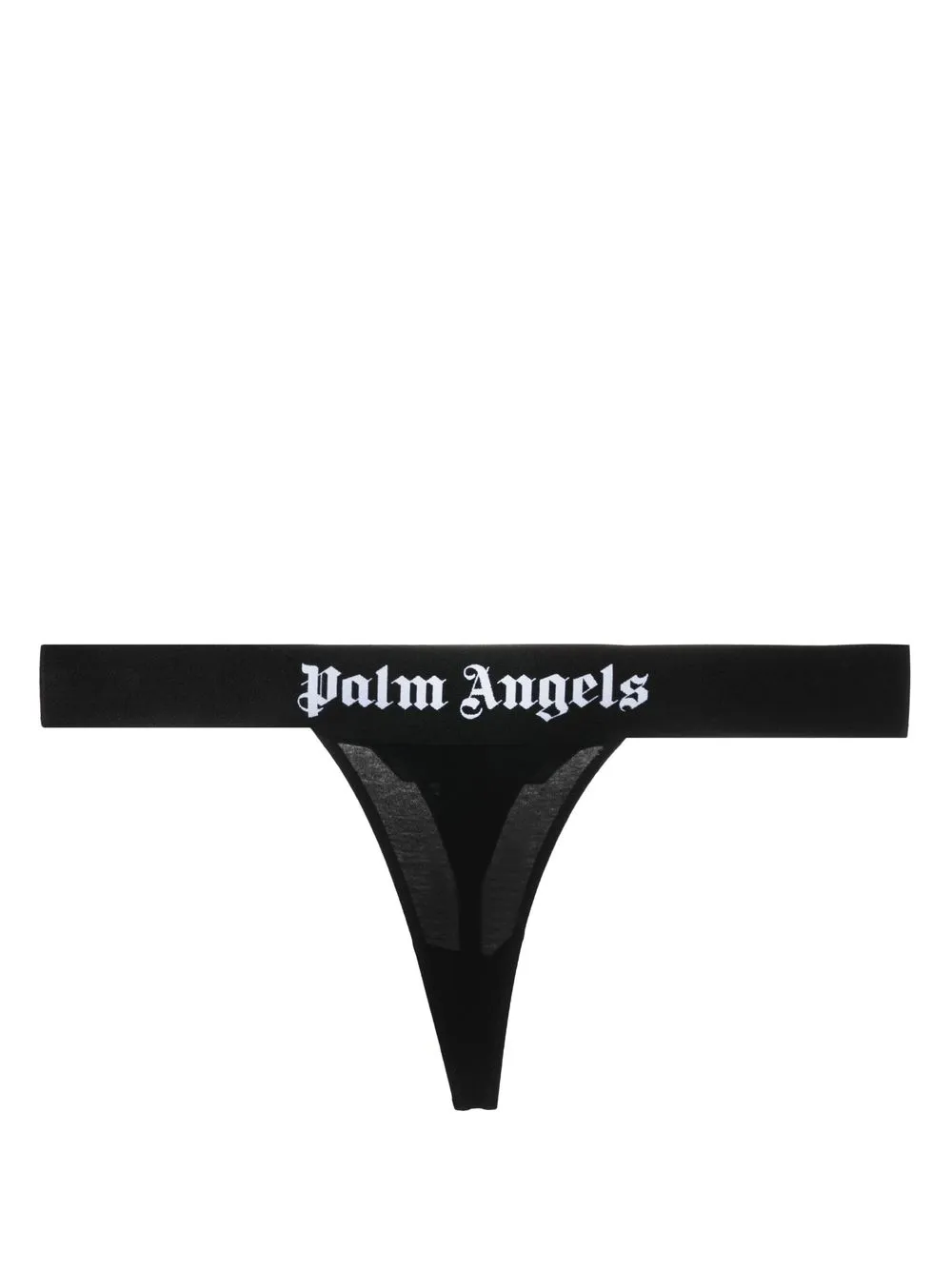 

Palm Angels tanga con ribete del logo - Negro