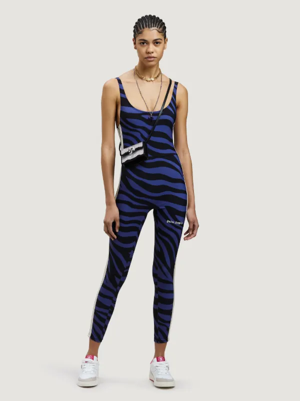 ZEBRA PRINT TRAINING JUMPSUIT Palm Angels® Official