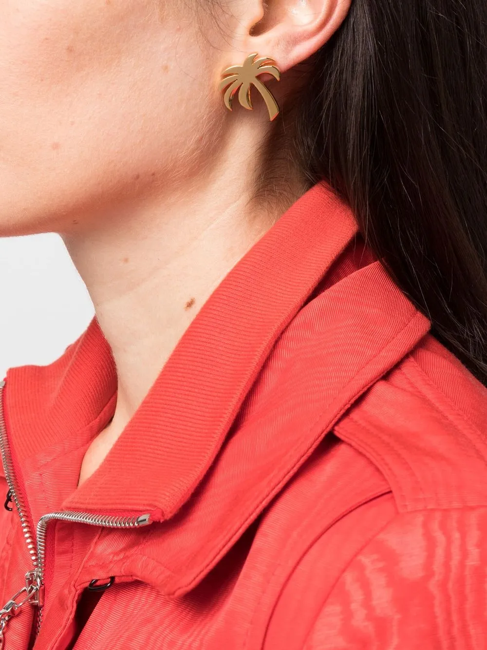 Palm Angels Oorbellen met palmdetail - Goud