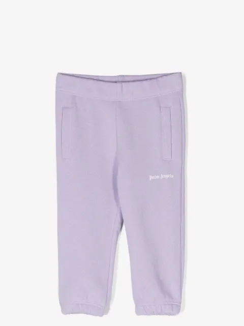 Palm Angels Kids pants con logo estampado