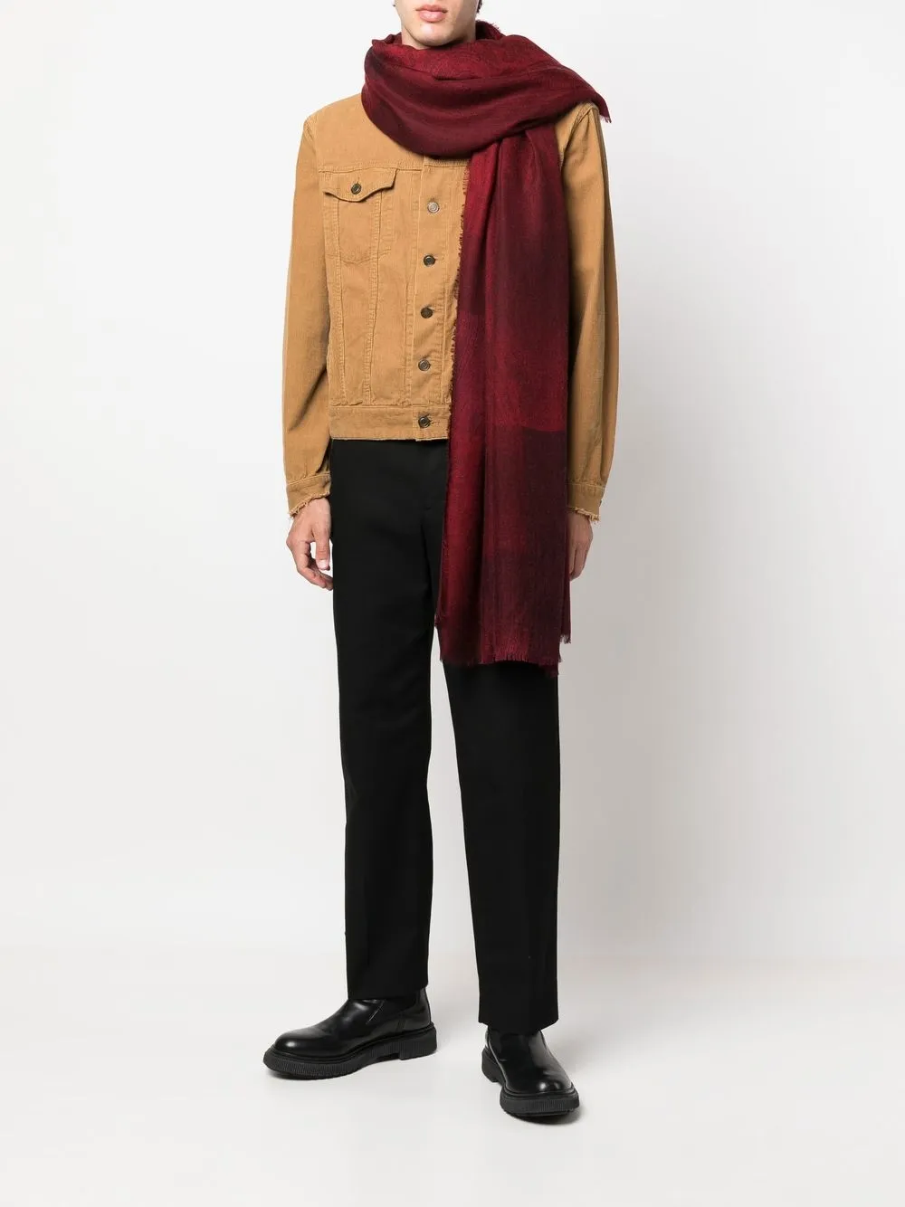 ETRO Sjaal met paisley-print - Rood