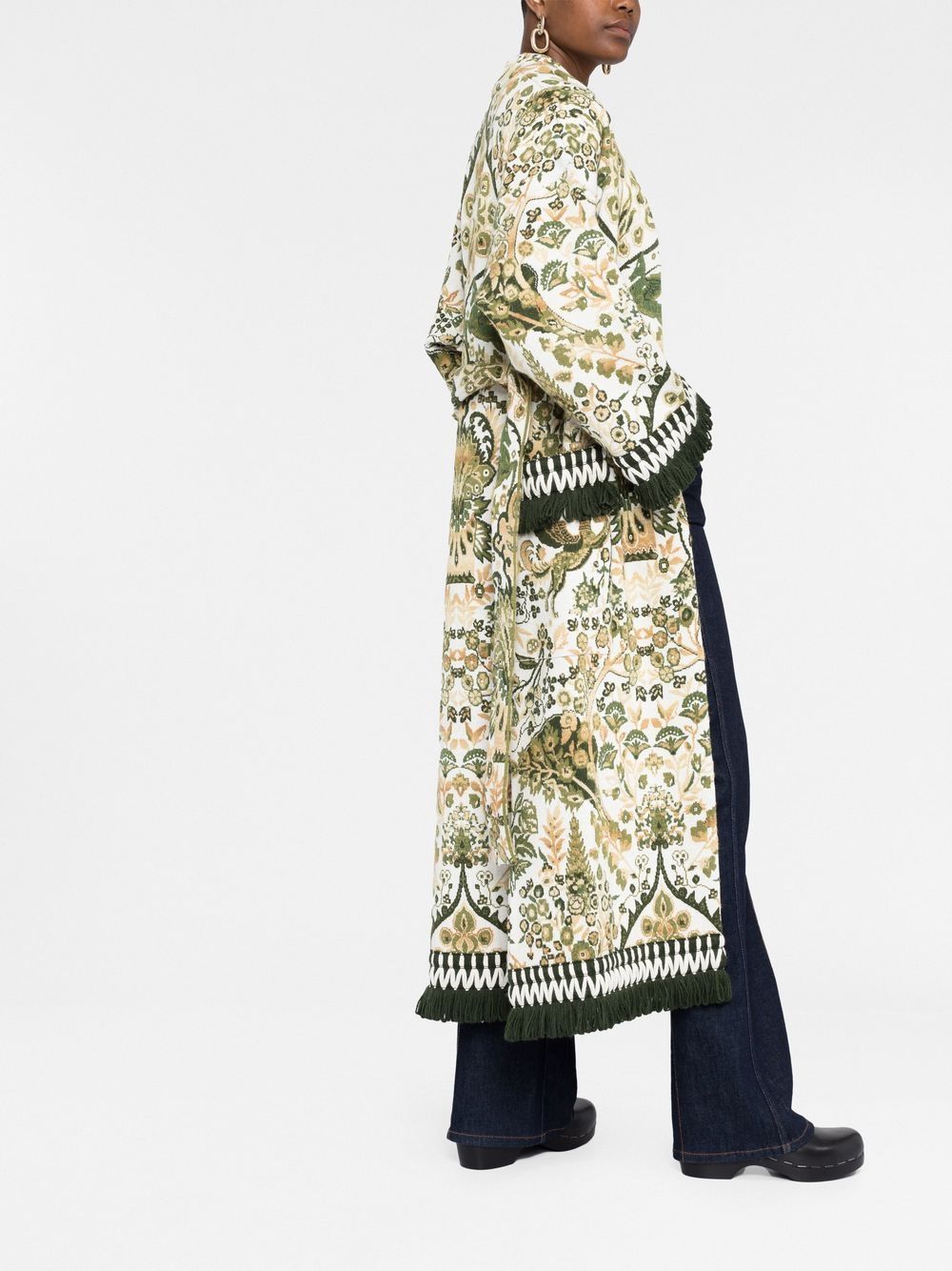 ETRO floral-print wrap coat Women