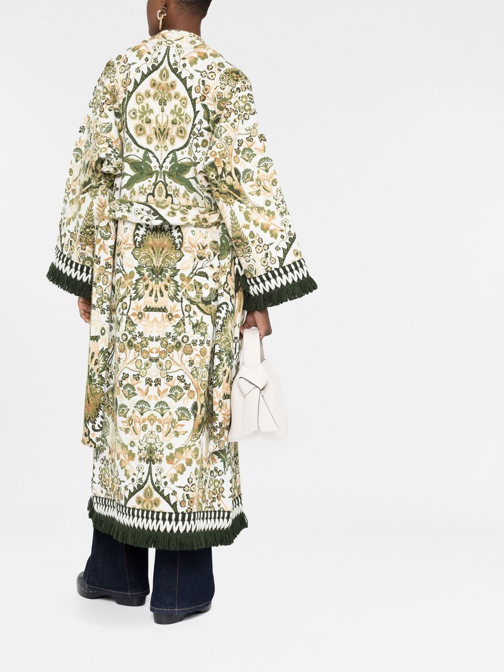 ETRO floral-print wrap coat Women