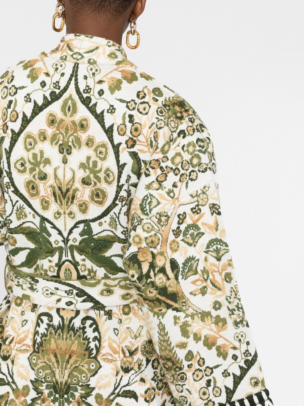 ETRO floral-print wrap coat Women