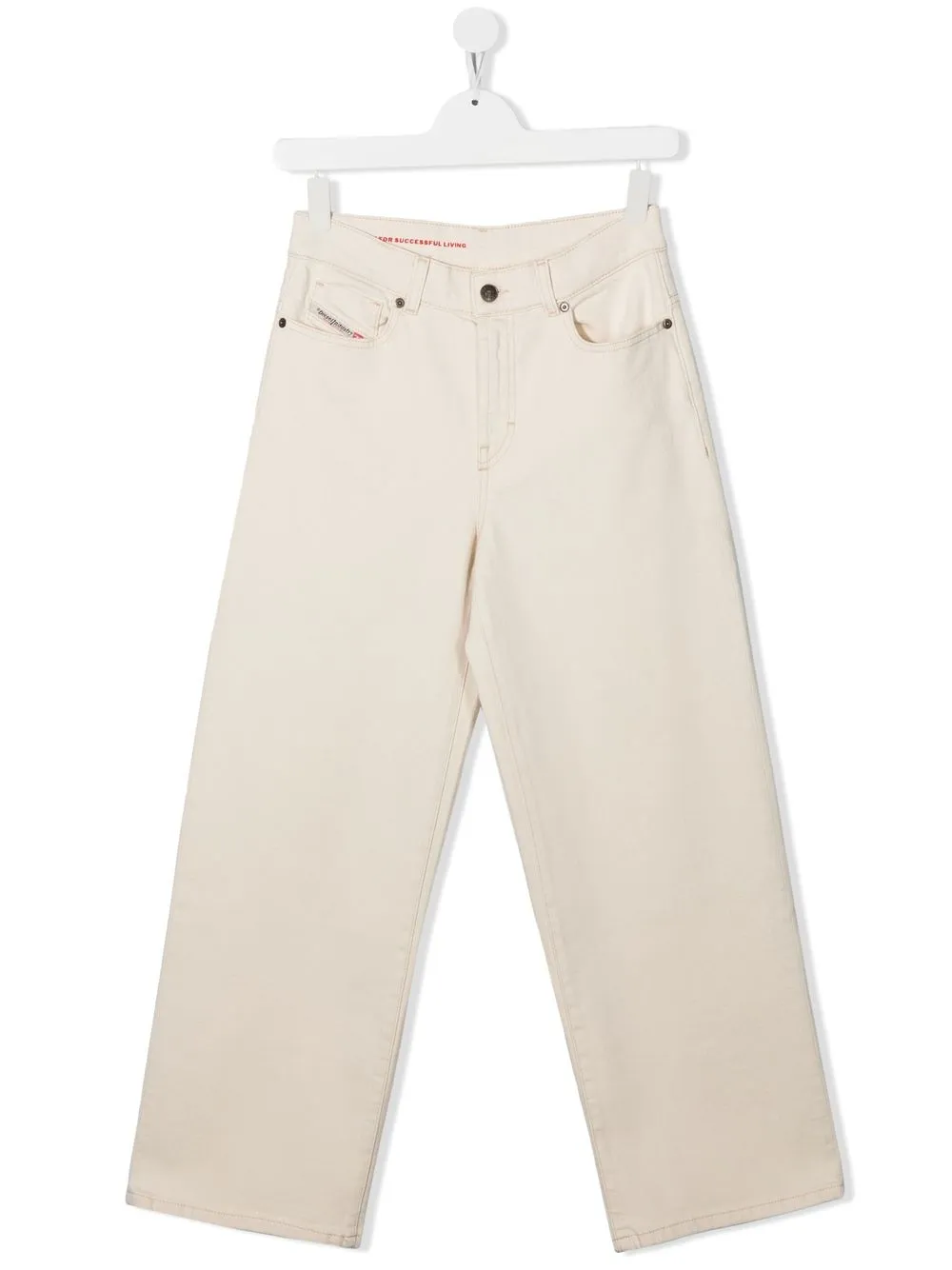 Diesel Kids jeans anchos - Neutro