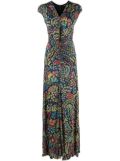 ETRO floral embroidered maxi dress - Black