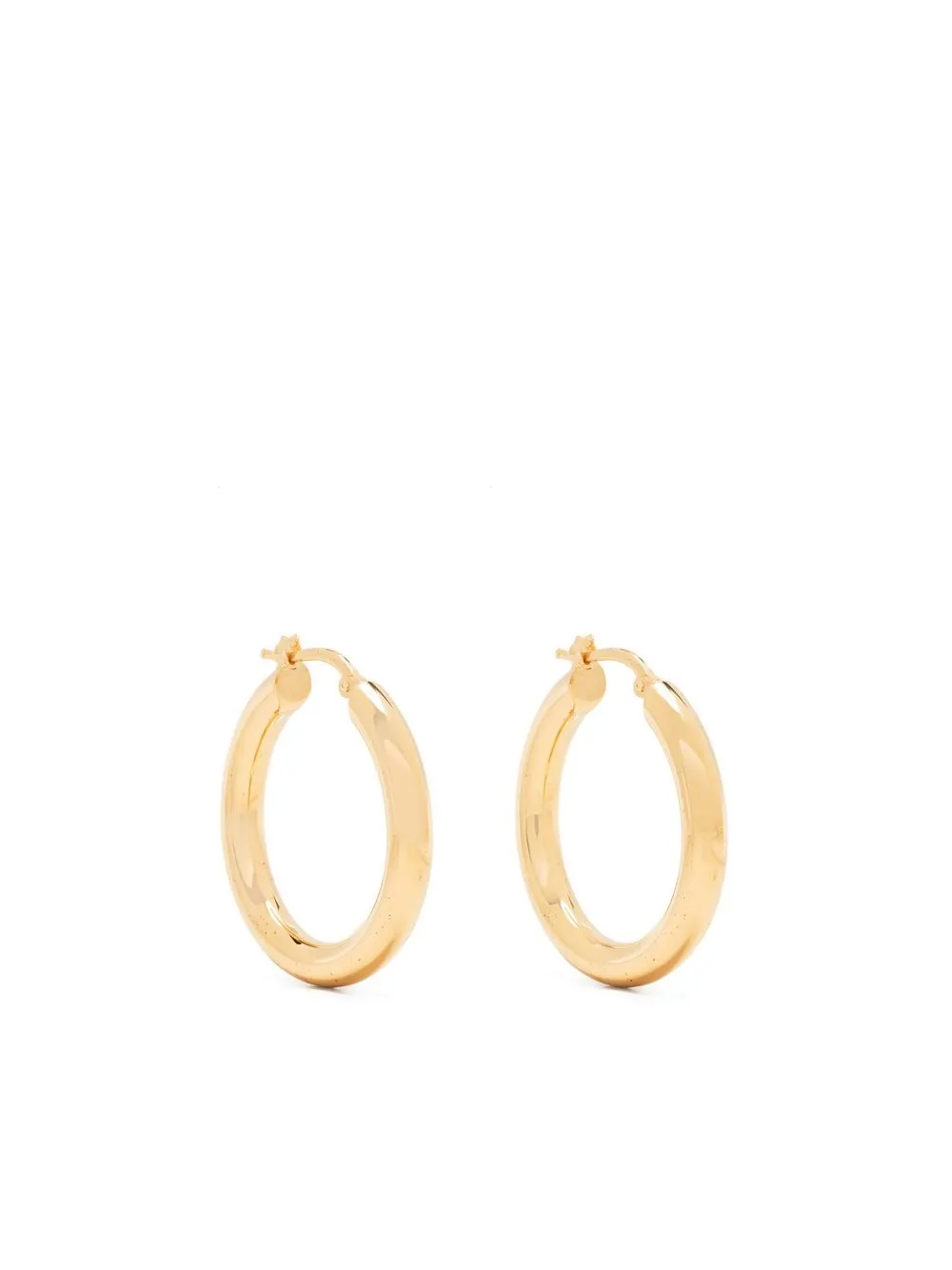 

Jil Sander gold-plated hoop-earrings