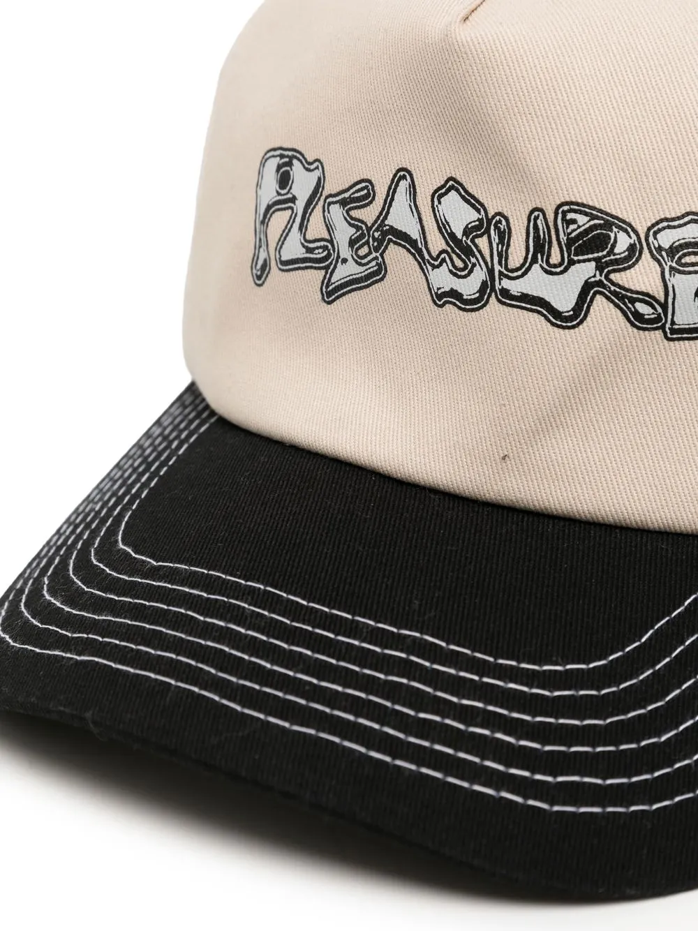 PLEASURES LOGO印花棉棒球帽