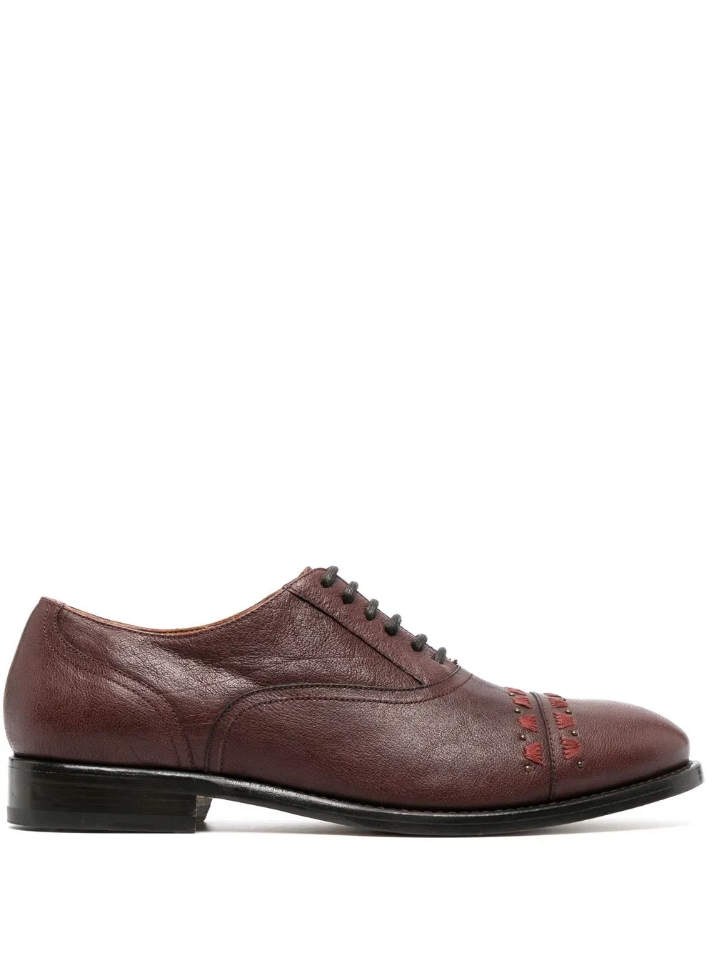 

ETRO embroidered leather Oxford shoes