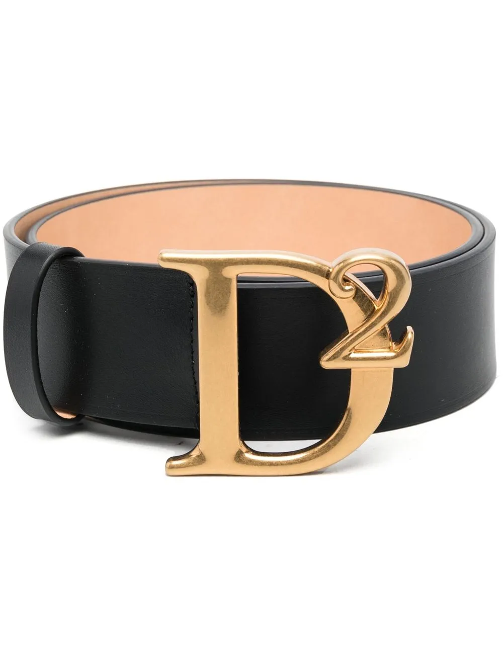 

Dsquared2 logo-buckle leather belt - Black