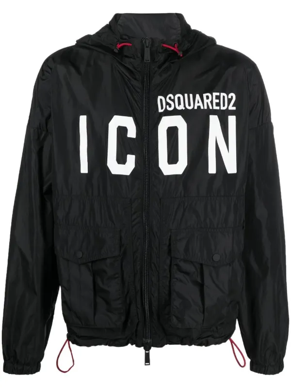 Dsquared2 Icon colour-block logo-print Jacket - Farfetch