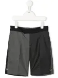 Thom Browne Kids two-tone bermuda shorts - Grey