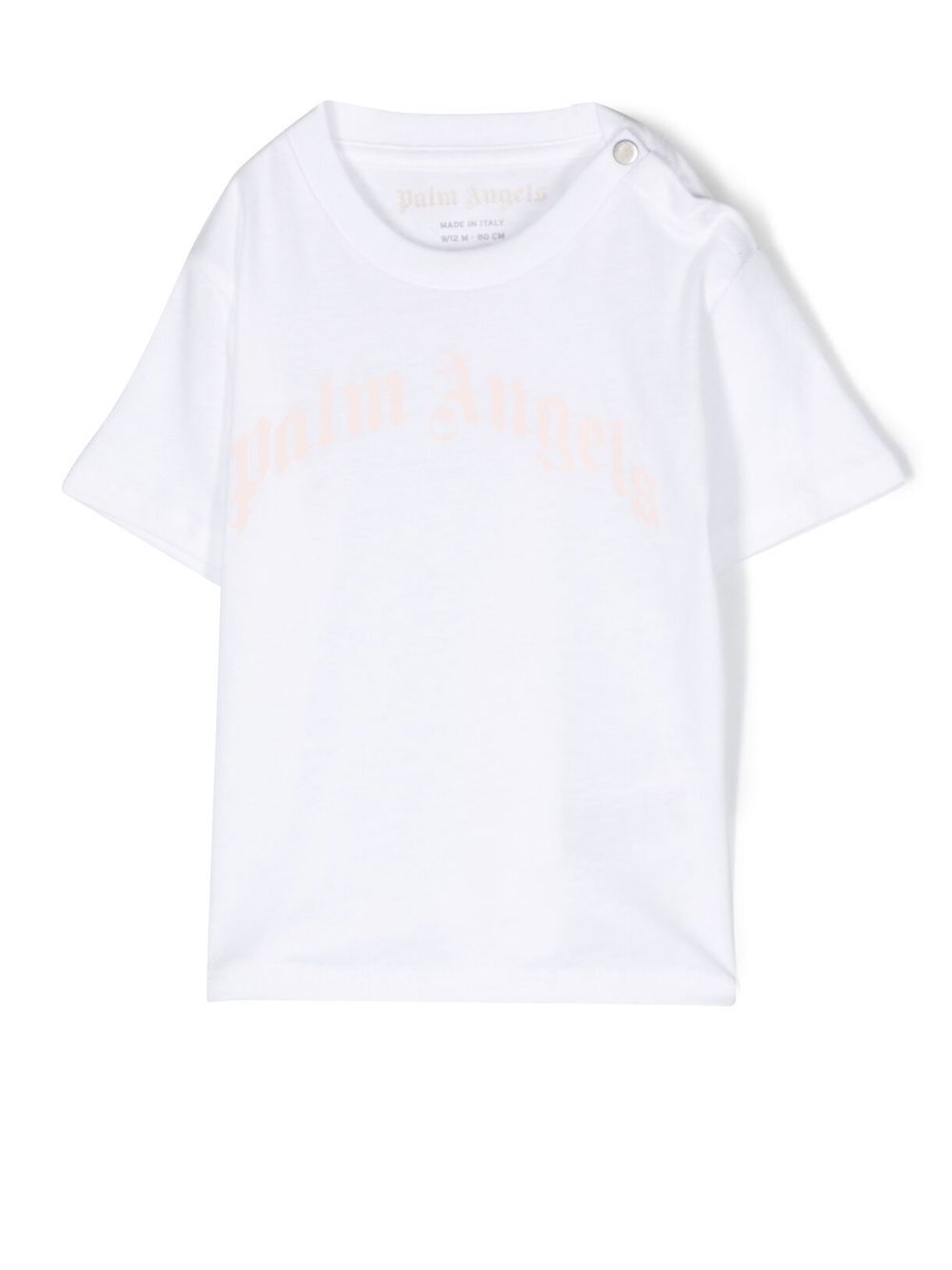 Palm Angels Kids logo-print cotton T-shirt - White