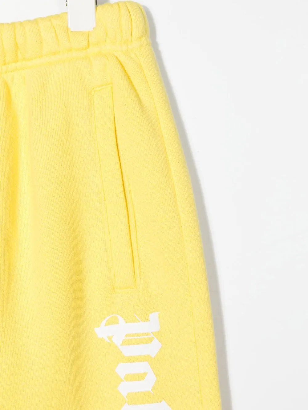  Palm Angels Kids Jogginghose Mit Logo Print   Gelb 