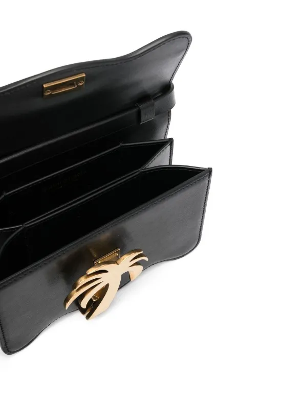 Palm Angels Palm Beach Crossbody Mini Bag | Black | FARFETCH