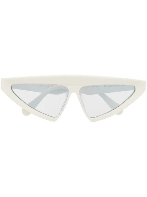 Stella McCartney Eyewear Óculos de sol triangular com lentes coloridas