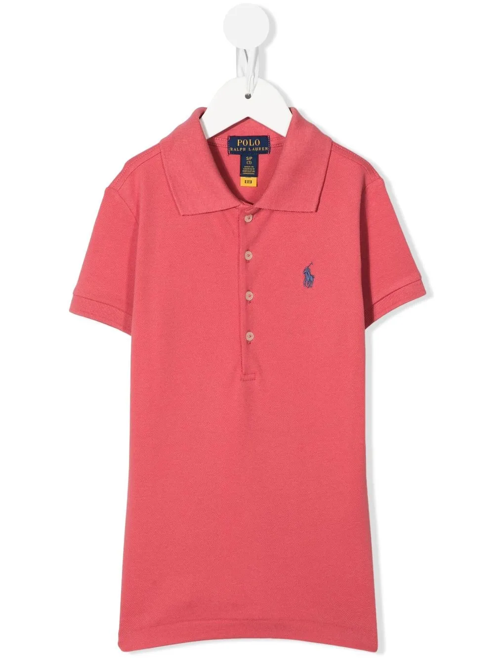 

Ralph Lauren Kids playera tipo polo con logo bordado - Rosado