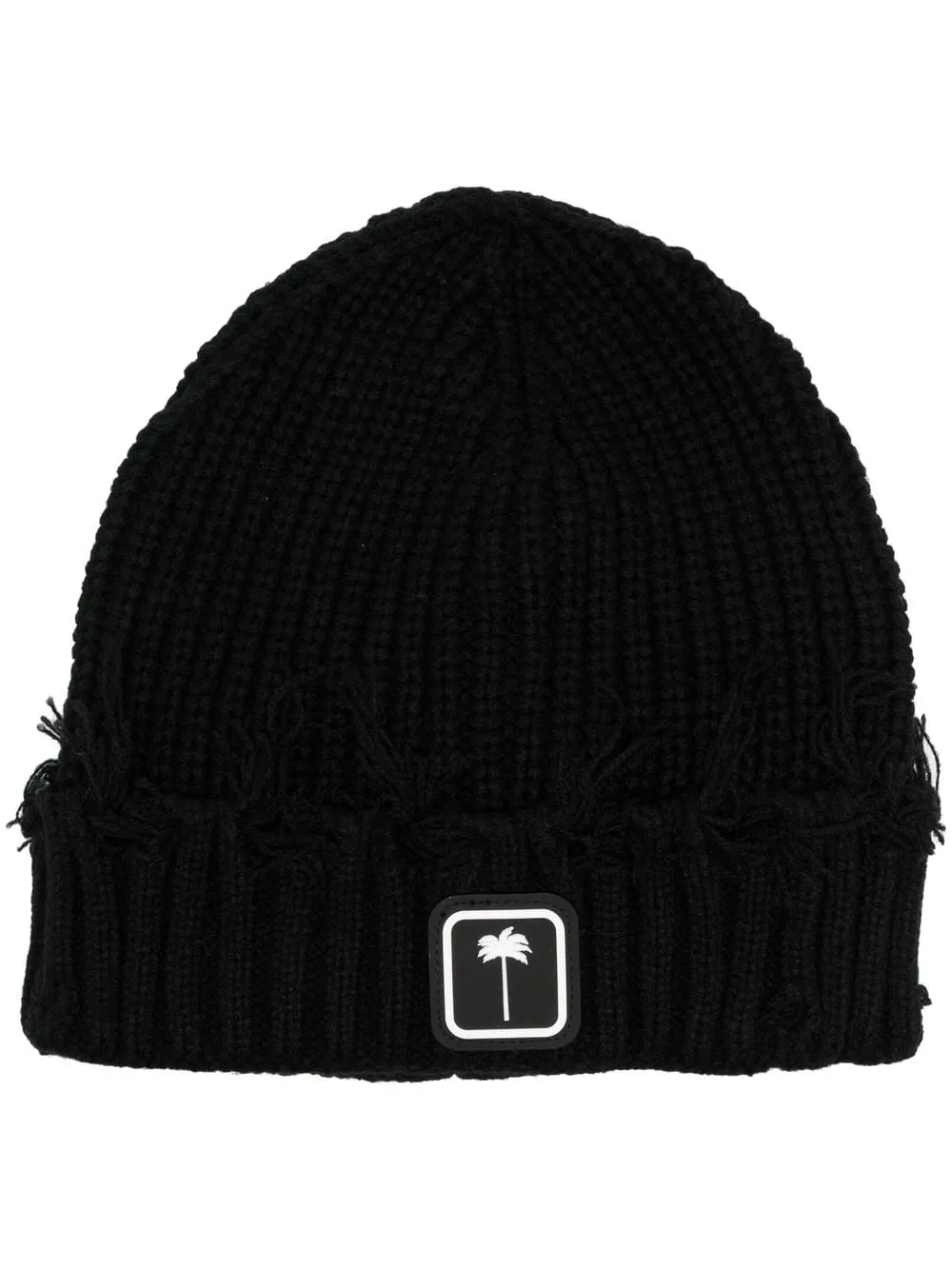 

Palm Angels gorro con parche del logo - Negro