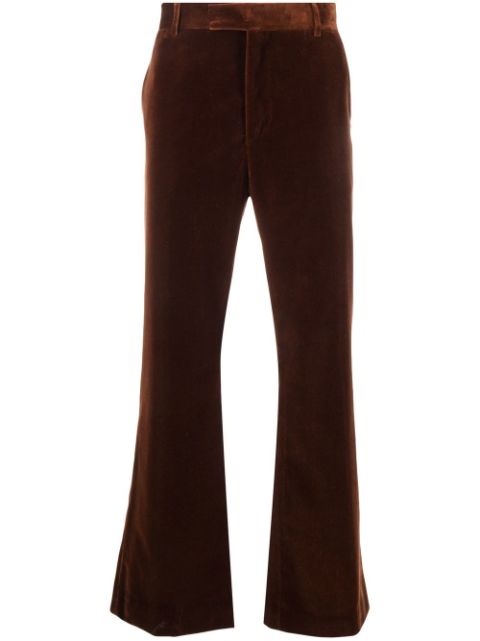 Palm Angels velvet tailored trousers