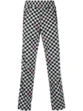 Palm Angels Jacquard Damier classic track pants - Black