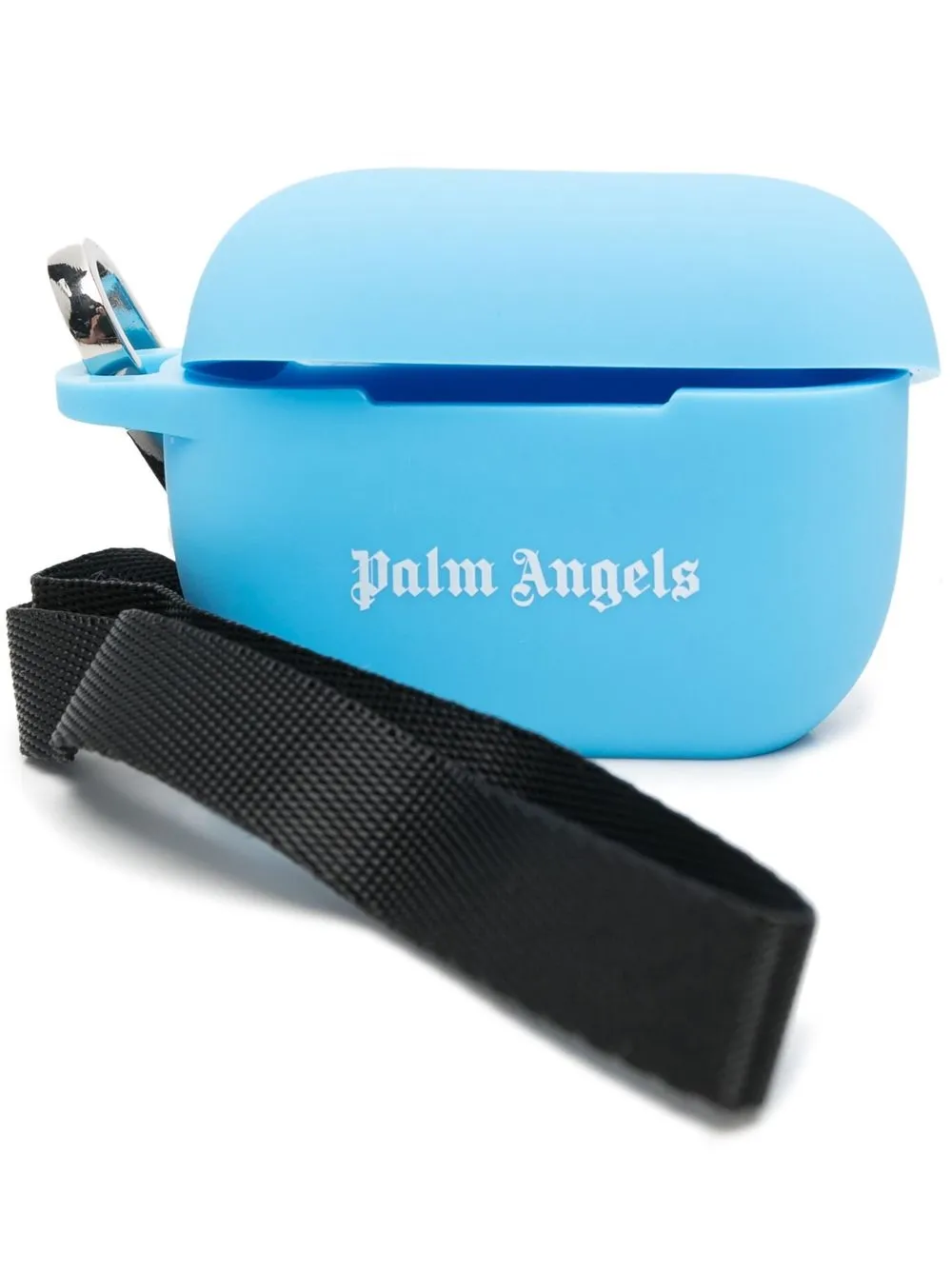 

Palm Angels funda para AirPods con logo estampado - Azul