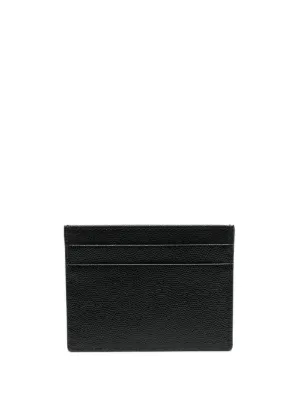 Logo Portafoglio Uomo Palm Angels Curved Logo Leather Wallet In