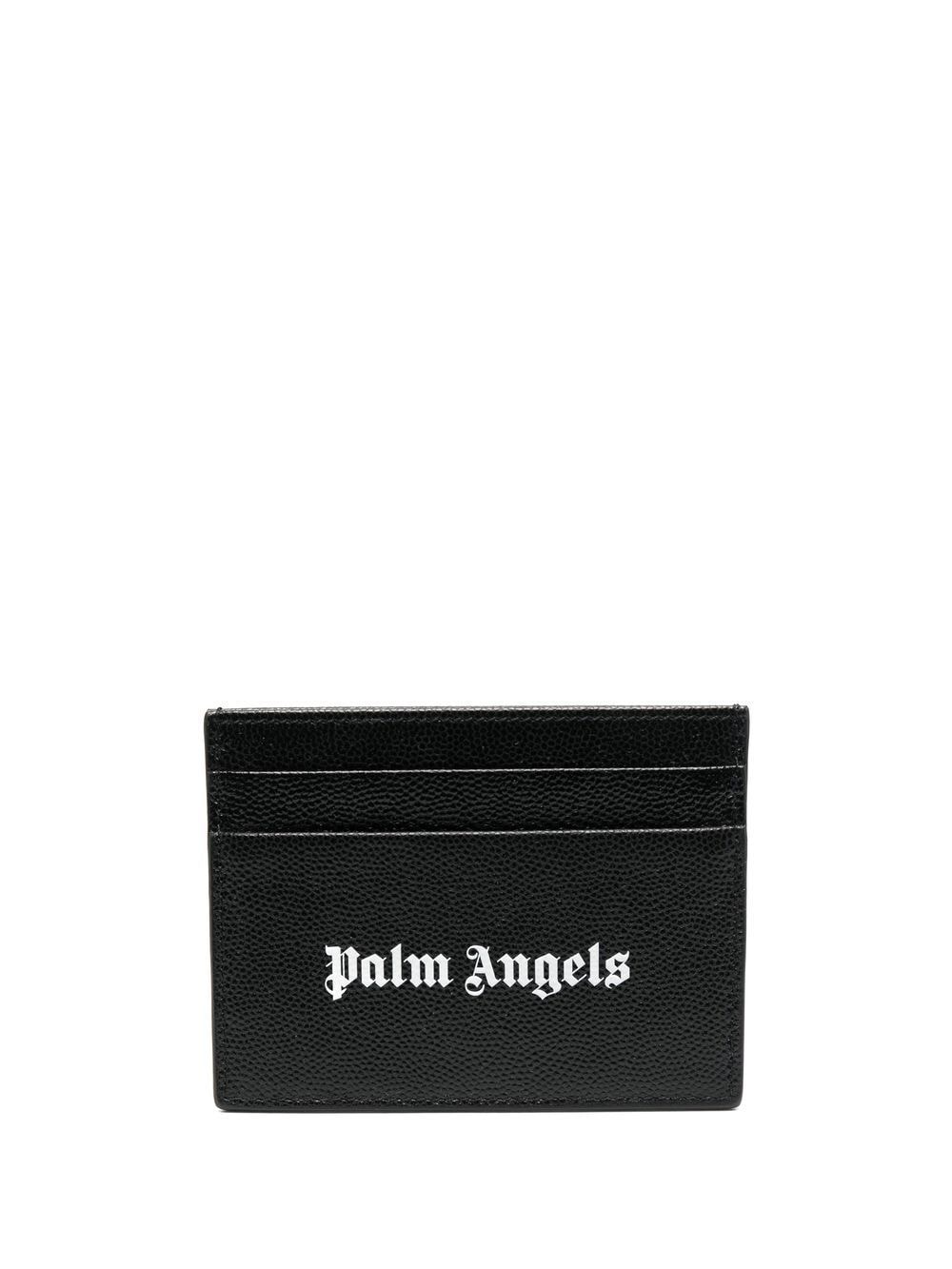 Gothic logo-print cardholder