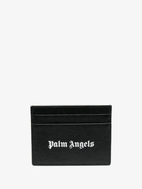 Palm Angels Gothic logo-print cardholder