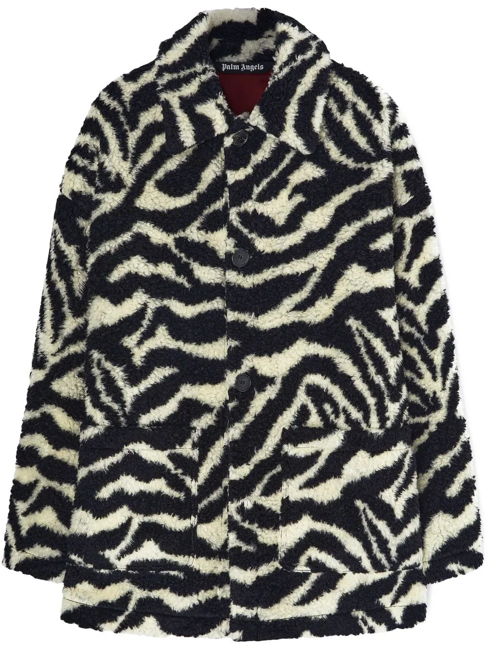 

Palm Angels fury zebra cabane jacket - Black