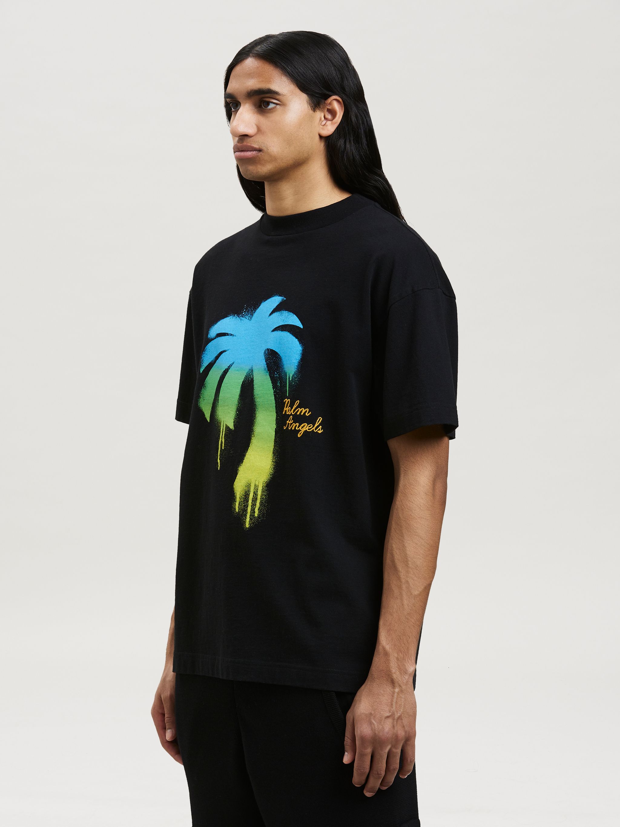 SPRAYED PALM CLASSIC TEE on Sale - Palm Angels® Official