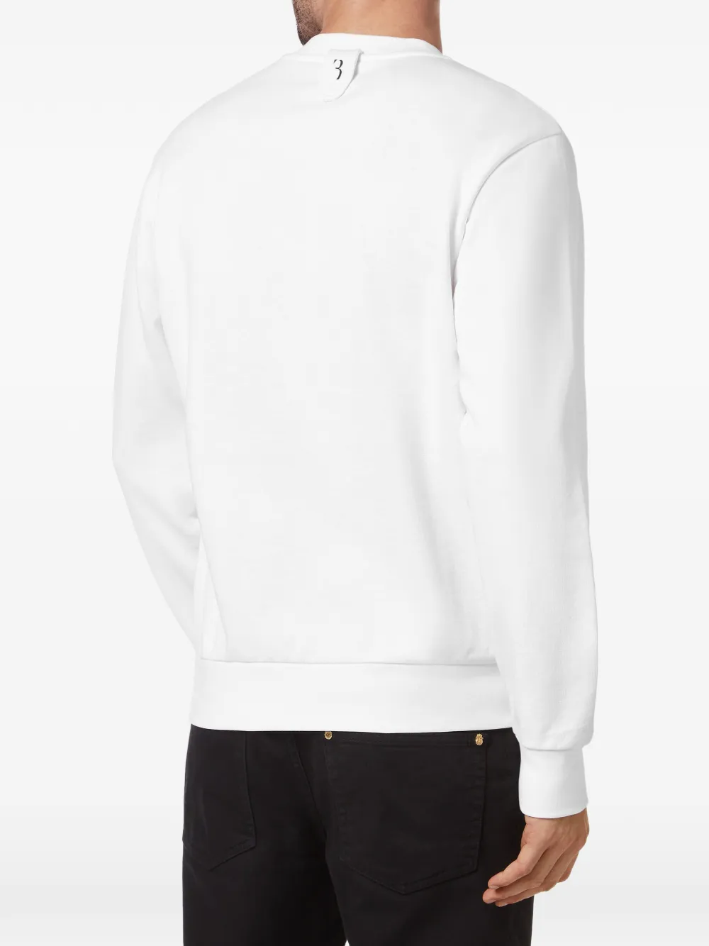 Billionaire Sweater met print Wit