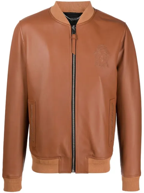Billionaire sheepskin bomber jacket