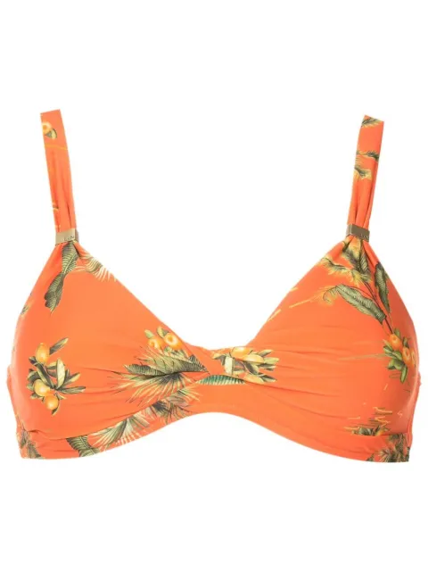 Lygia & Nanny top de bikini Carla con estampado floral