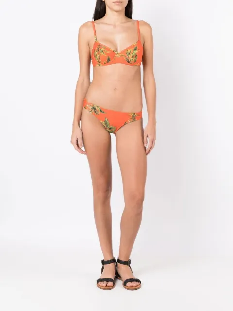 Lygia & Nanny Waikiki floral-print bikini bottoms
