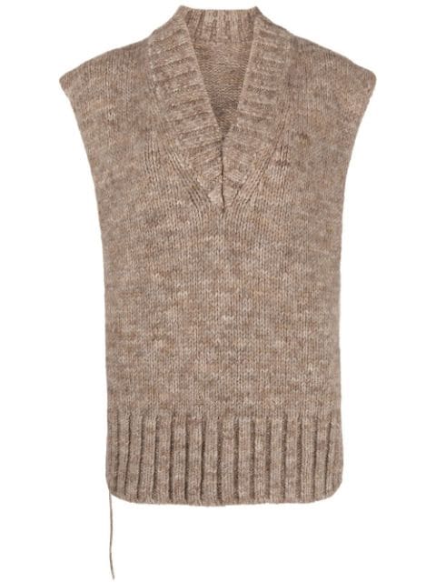 Maison Margiela Botanical Dye knitted vest