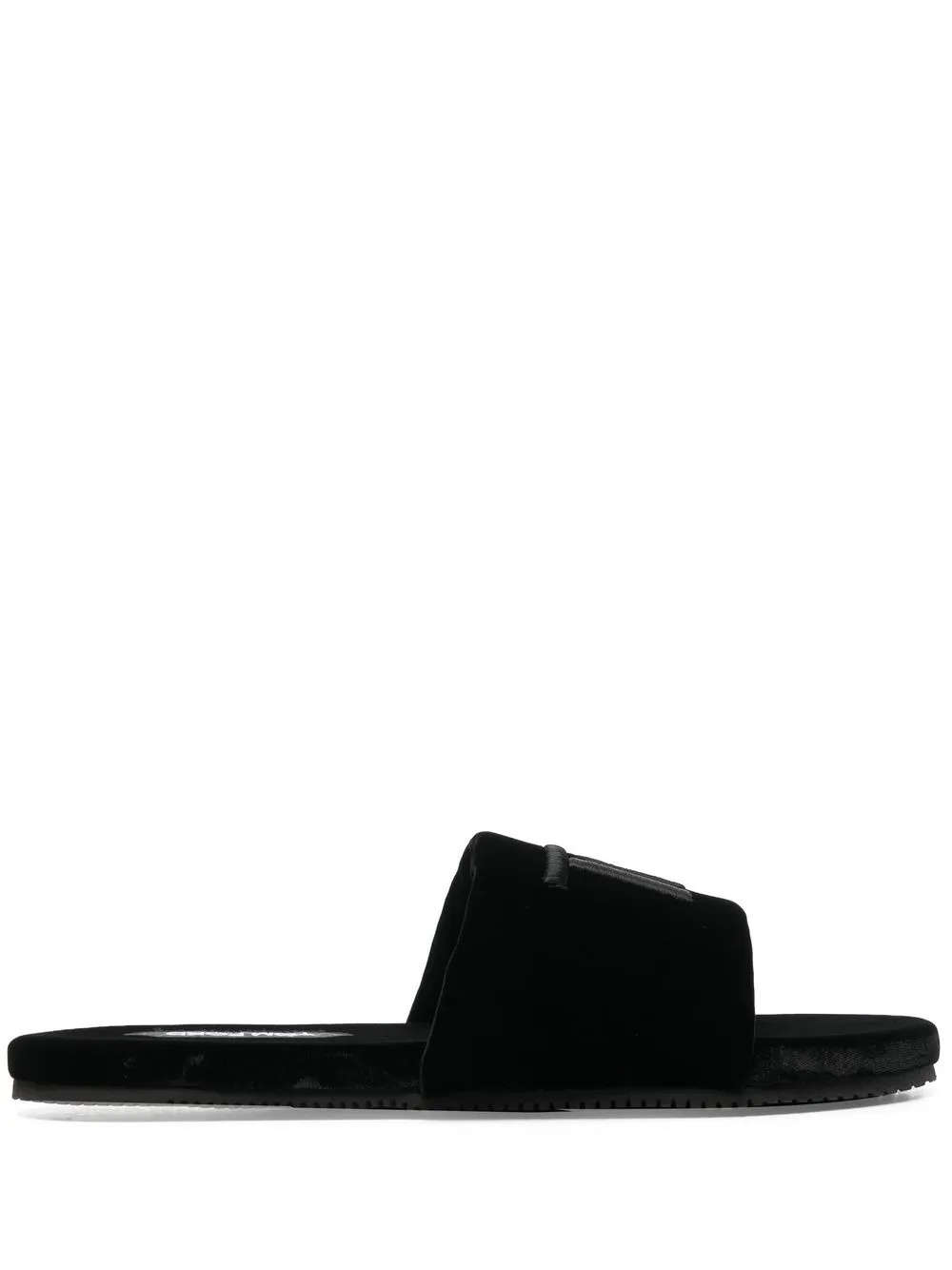 

TOM FORD flip flops con logo bordado - Negro