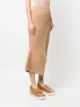 Stella McCartney asymmetric rib-knit wrap skirt