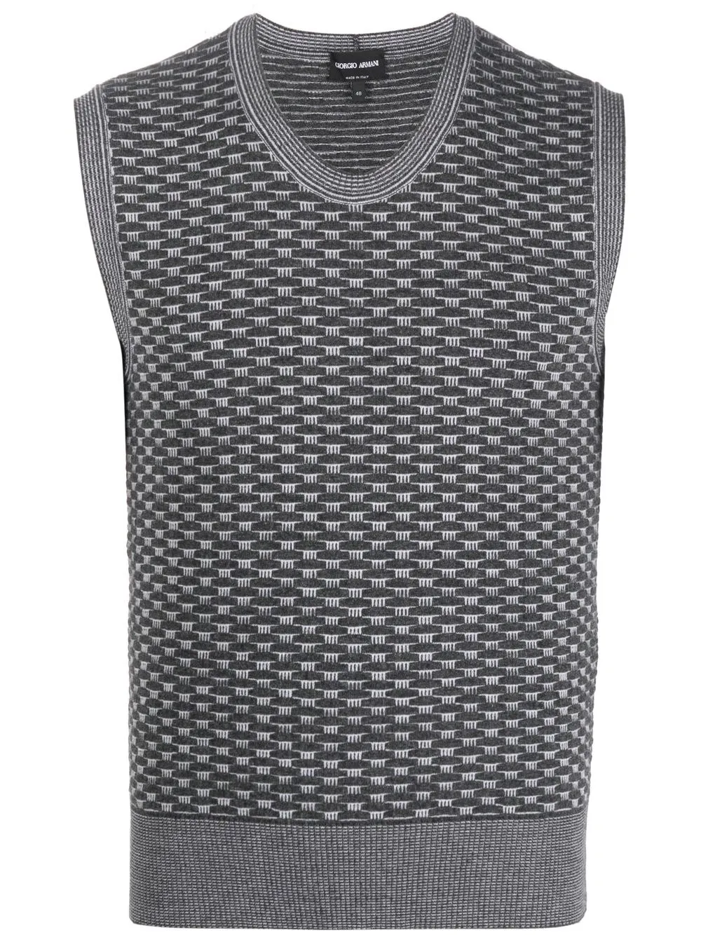 

Giorgio Armani camiseta con cuello en V - Gris