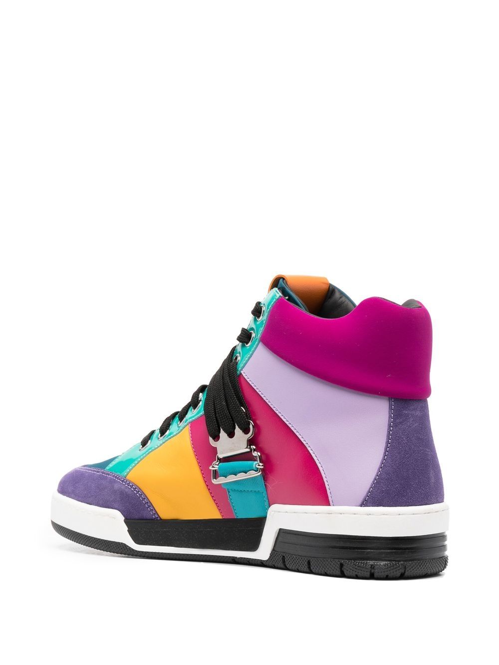 Moschino colour-block high-top Sneakers - Farfetch