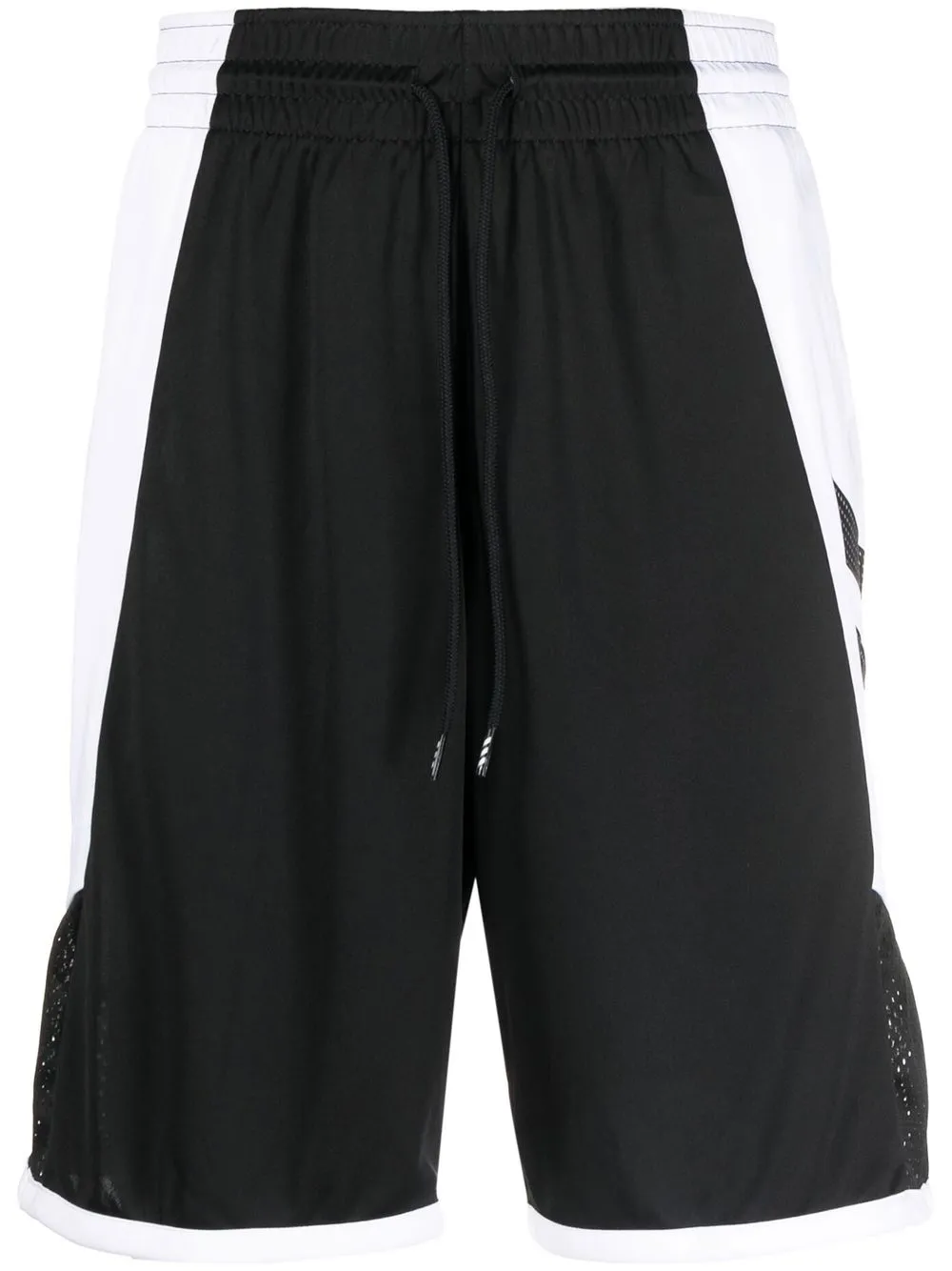 

adidas shorts de playa con logo estampado - Negro