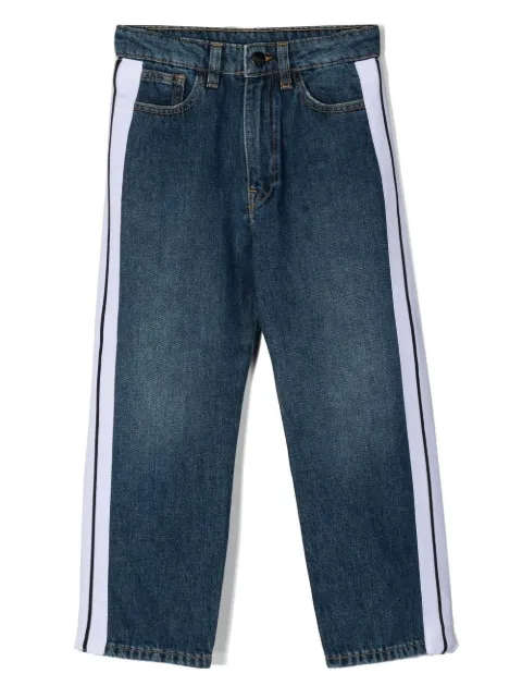 Palm Angels Kids Jeans mit Streifen