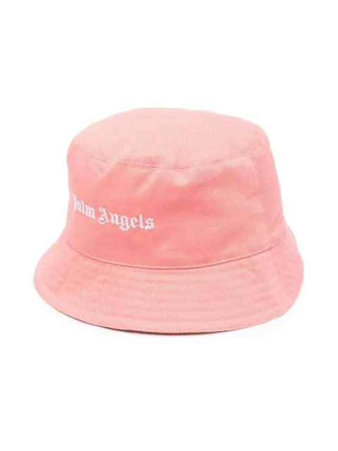 Palm Angels Kids embroidered-logo bucket hat