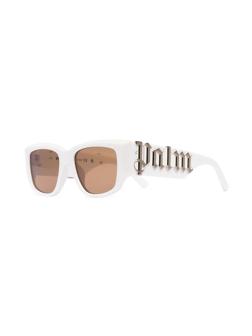 Palm Angels Eyewear Laguna zonnebril met cat-eye montuur - Wit