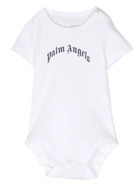 Palm Angels Kids logo-print babygrow 