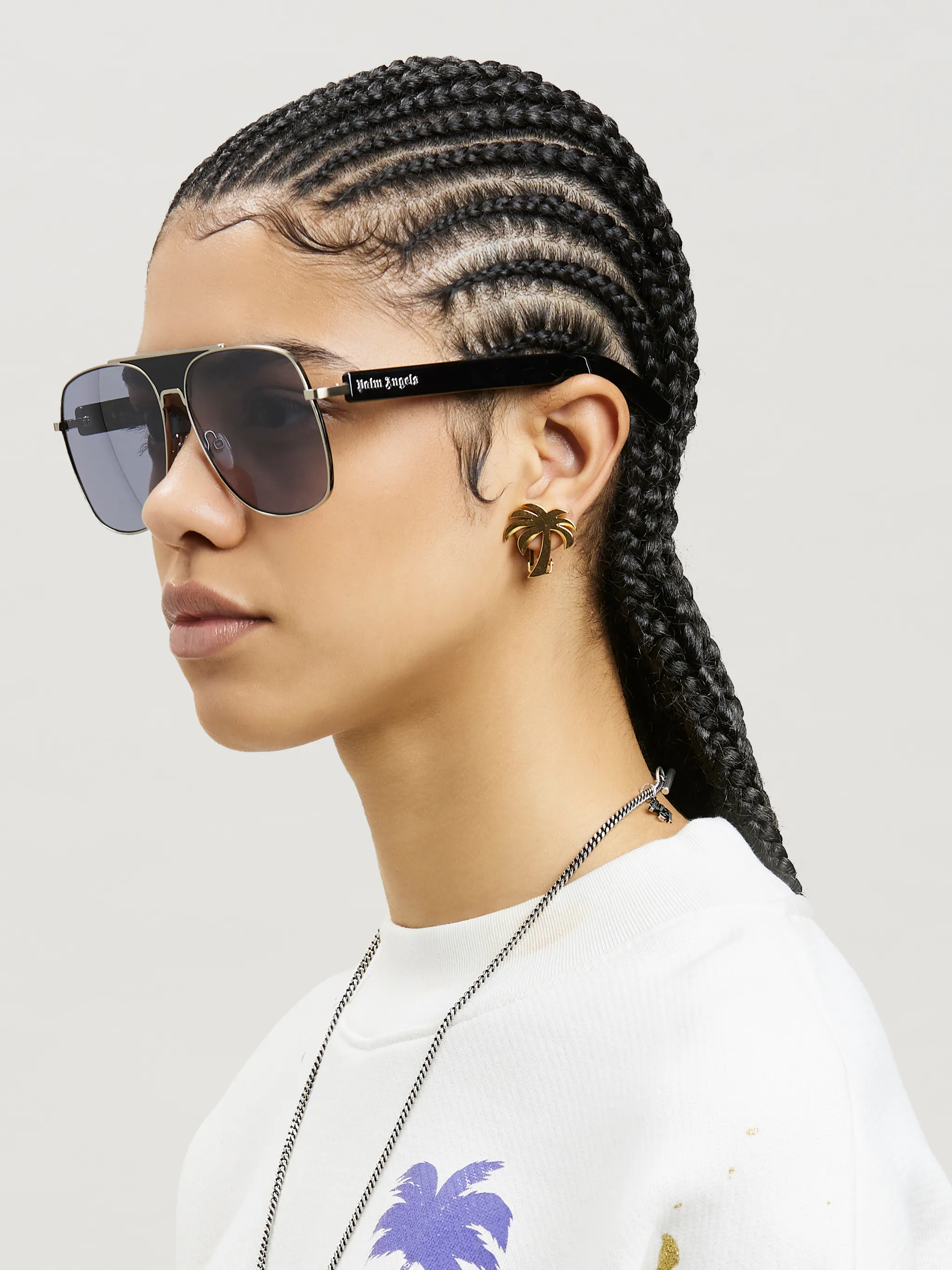 BAY SUNGLASSES in blue Palm Angels® Official